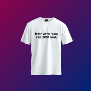 Egyedi feliratos póló